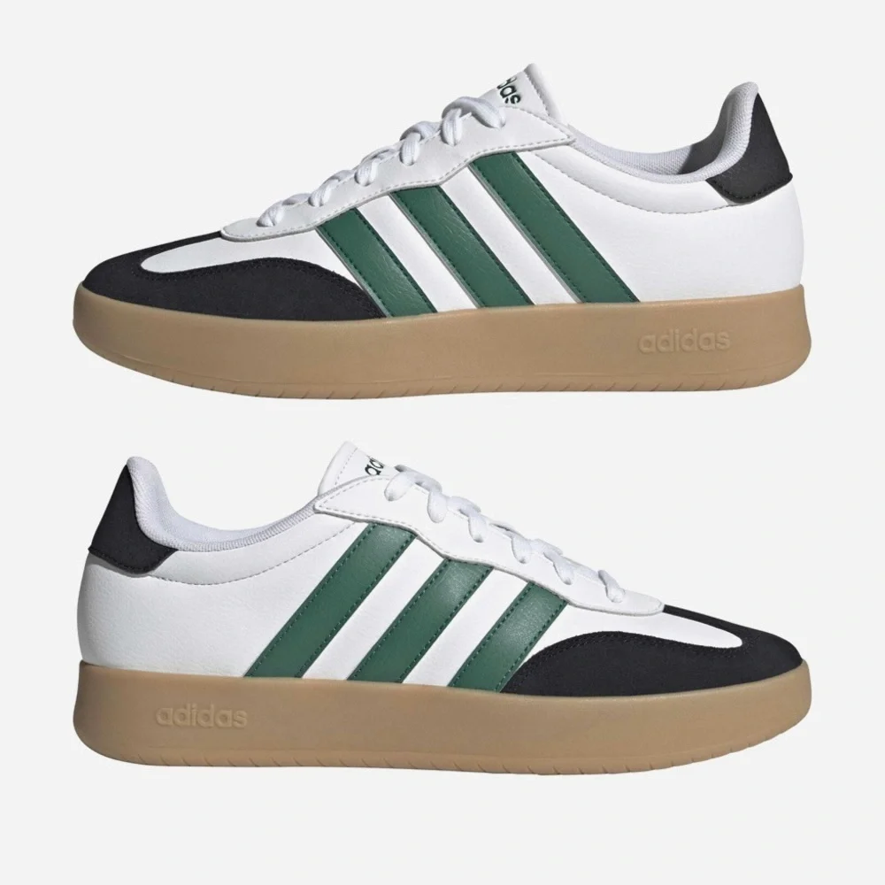 ADIDAS Barreda Sneakers - Cloud White/Collegiate Green/Core Black NIB
